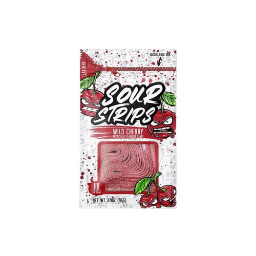 Sour Strips Wild Cherry